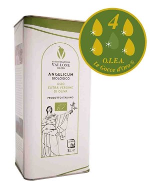 Lattina Olio Extra Vergine di Oliva Angelicum Biologico 3L