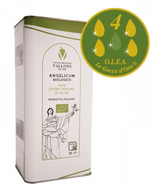 Lattina Olio Extra Vergine di Oliva Angelicum Biologico 3L