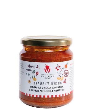 Ragù di Vacca Cinisara e Suino Nero dei Nebrodi 280g