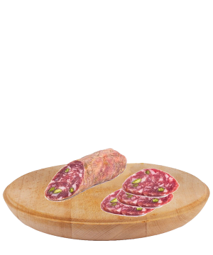 Salame di suino siciliano al pistacchio 200g circa